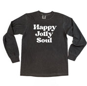 Happy Jolly Soul - LONG SLEEVE Comfort Colors Tee Little Mama Shirt Shop