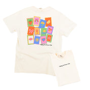 Happy Teachers Club (center & b) - Ivory Comfort Colors Tee Little Mama Shirt Shop