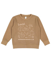 Harvest Brunch Club (f&bd) - Coyote Brown Child Sweater Little Mama Shirt Shop