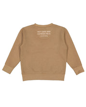 Harvest Brunch Club (f&bd) - Coyote Brown Child Sweater Little Mama Shirt Shop