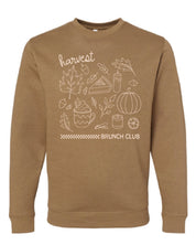 Harvest Brunch Club (f&bd) - Coyote Brown ELEVATED Fleece Little Mama Shirt Shop LLC