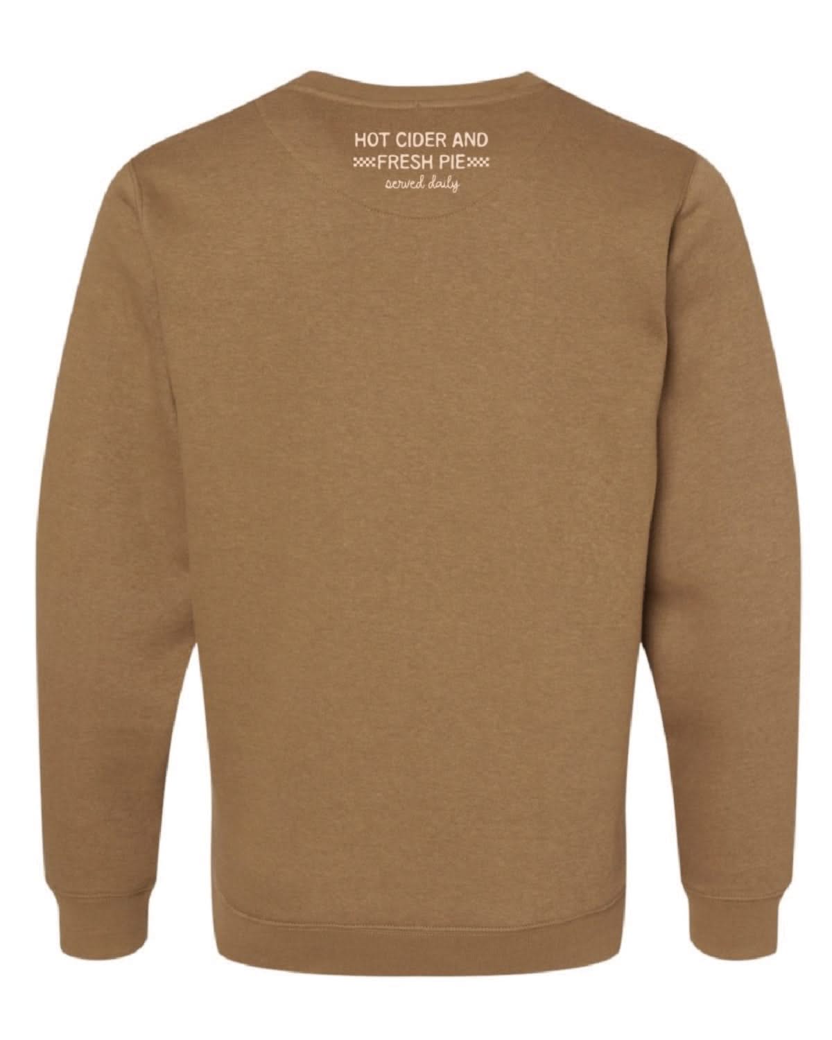 Harvest Brunch Club (f&bd) - Coyote Brown - Set of 2 ELEVATED Fleece Sweaters Little Mama Shirt Shop
