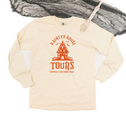 Haunted House Tours - Long Sleeve Comfort Colors Tee Little Mama Shirt Shop