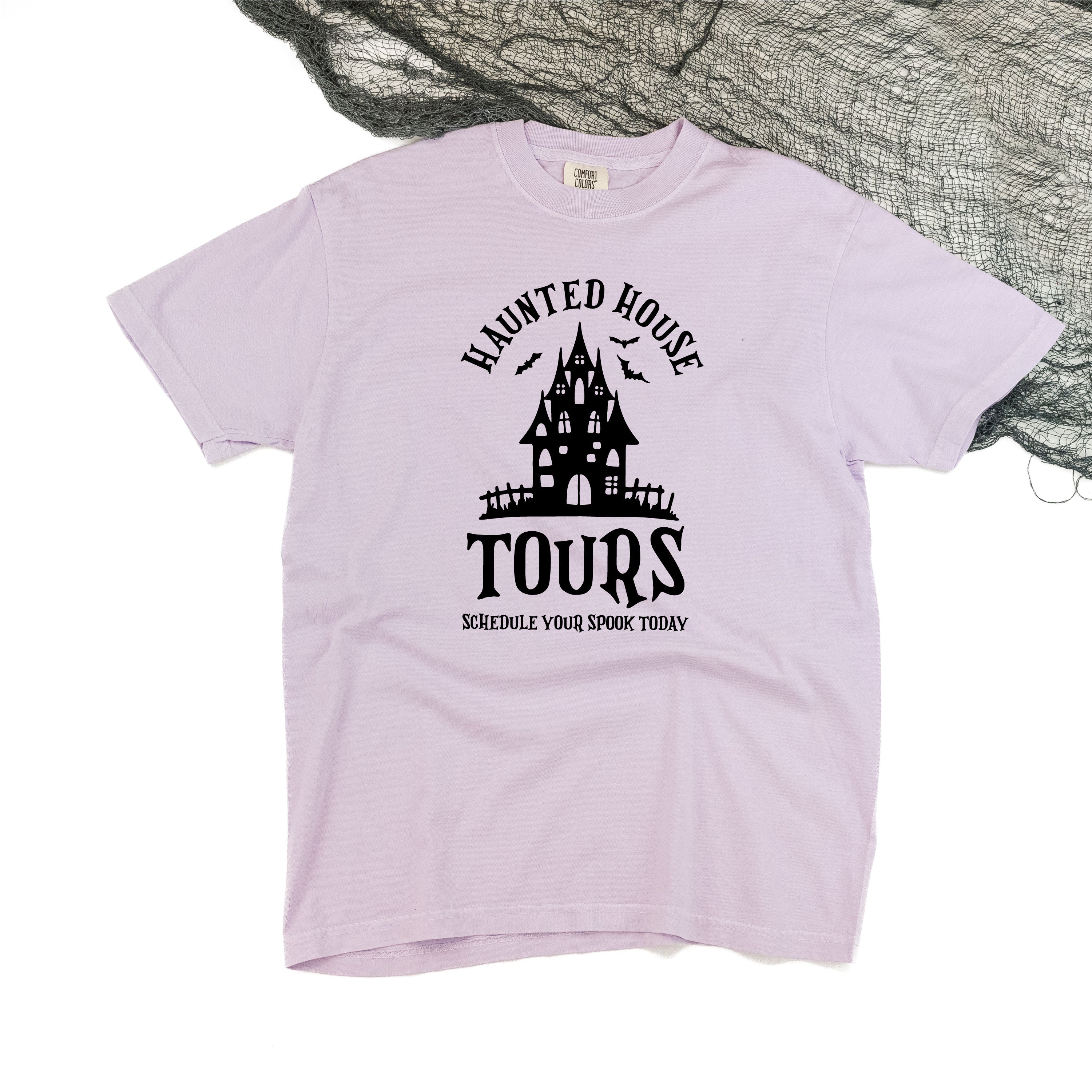 Haunted House Tours - Comfort Colors Tee Little Mama Shirt Shop
