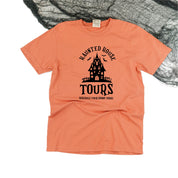 Haunted House Tours - Comfort Colors Tee Little Mama Shirt Shop