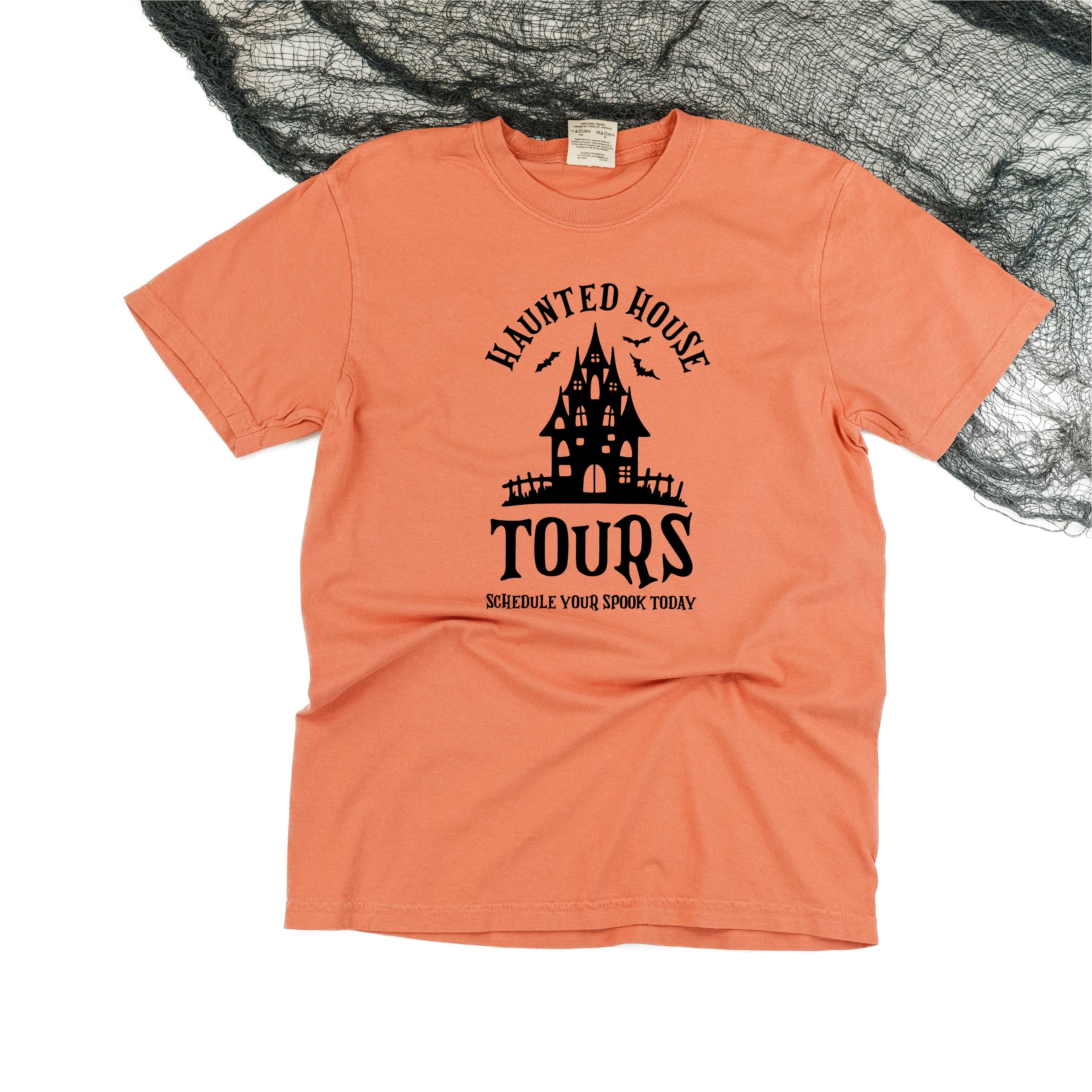 Haunted House Tours - Comfort Colors Tee Little Mama Shirt Shop