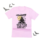Haunted Library - Unisex Tee Little Mama Shirt Shop