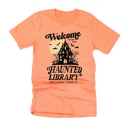 Haunted Library - Unisex Tee Little Mama Shirt Shop