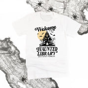 Haunted Library - Unisex Tee Little Mama Shirt Shop