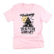 Haunted Library - Unisex Tee Little Mama Shirt Shop