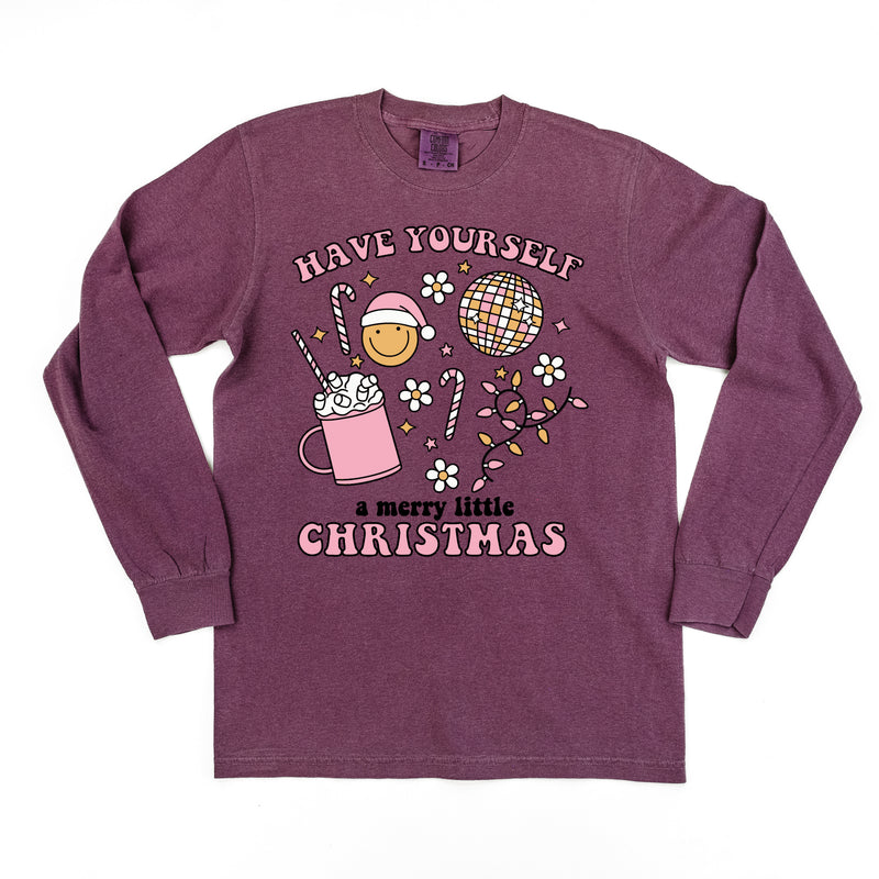 Have Yourself A Merry Little Christmas - LONG SLEEVE Comfort Colors Tee