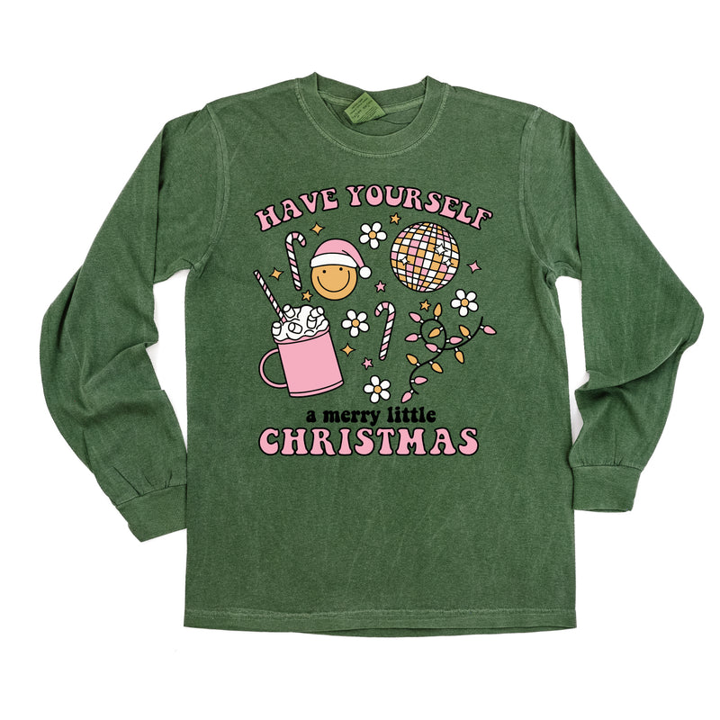 Have Yourself A Merry Little Christmas - LONG SLEEVE Comfort Colors Tee