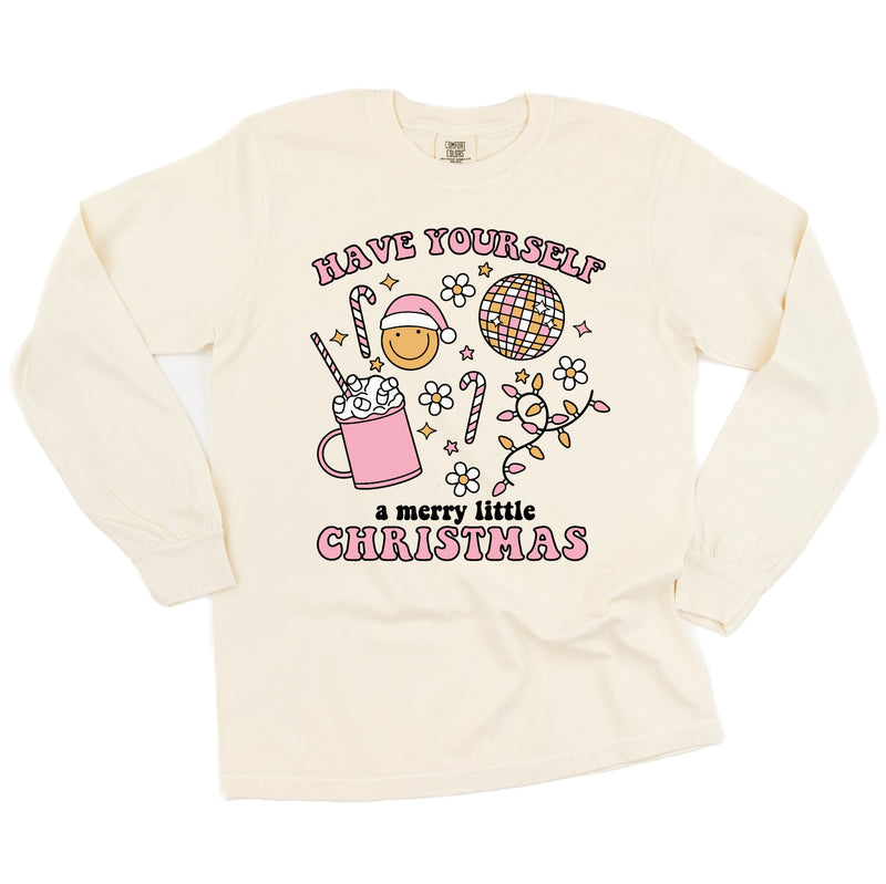 Have Yourself A Merry Little Christmas - LONG SLEEVE Comfort Colors Tee