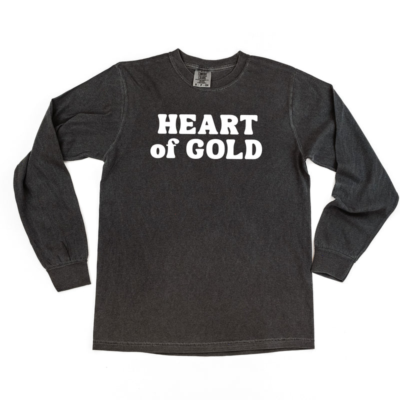 HEART OF GOLD - LONG SLEEVE COMFORT COLORS TEE