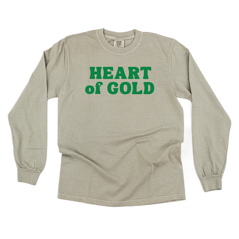 HEART OF GOLD - LONG SLEEVE COMFORT COLORS TEE