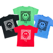 Hello (Choose Your Grade) - Checker Smiley - Child Tee Little Mama Shirt Shop