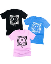 Hello (Choose Your Grade) - Checker Smiley - Unisex Tee Little Mama Shirt Shop