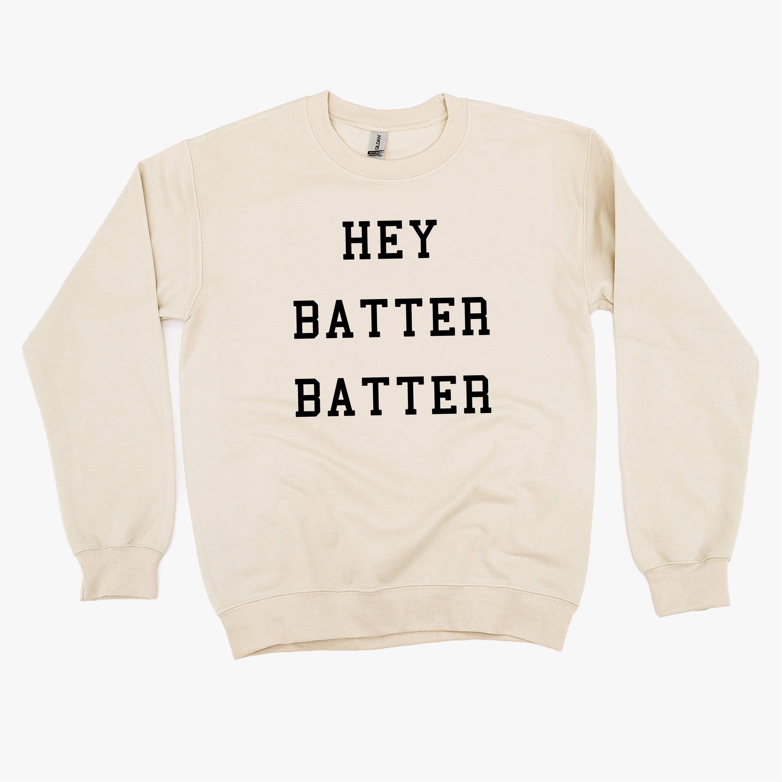 Hey Batter Batter - BASIC Fleece Little Mama Shirt Shop LLC