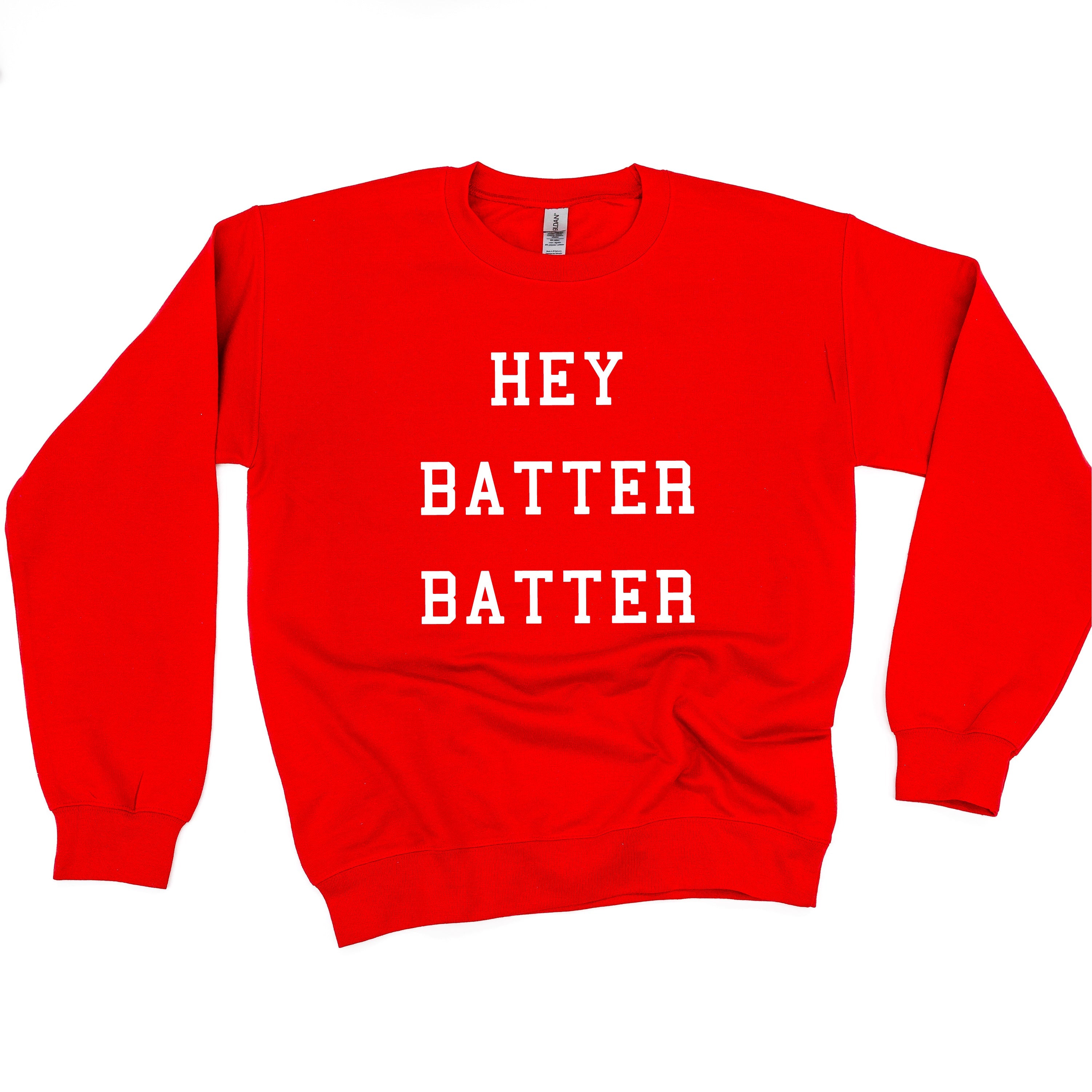 Hey Batter Batter - BASIC Fleece Little Mama Shirt Shop LLC