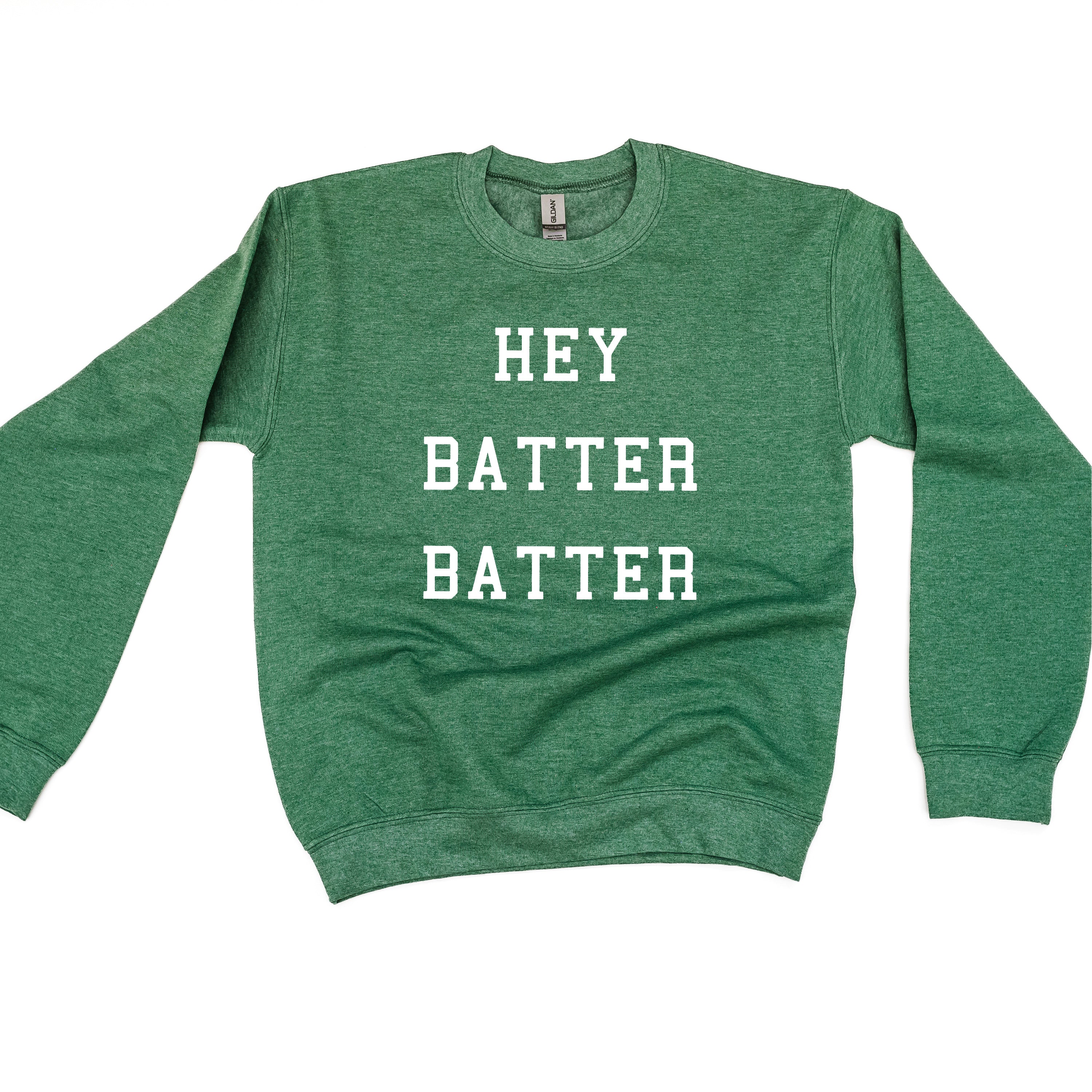 Hey Batter Batter - BASIC Fleece Little Mama Shirt Shop LLC