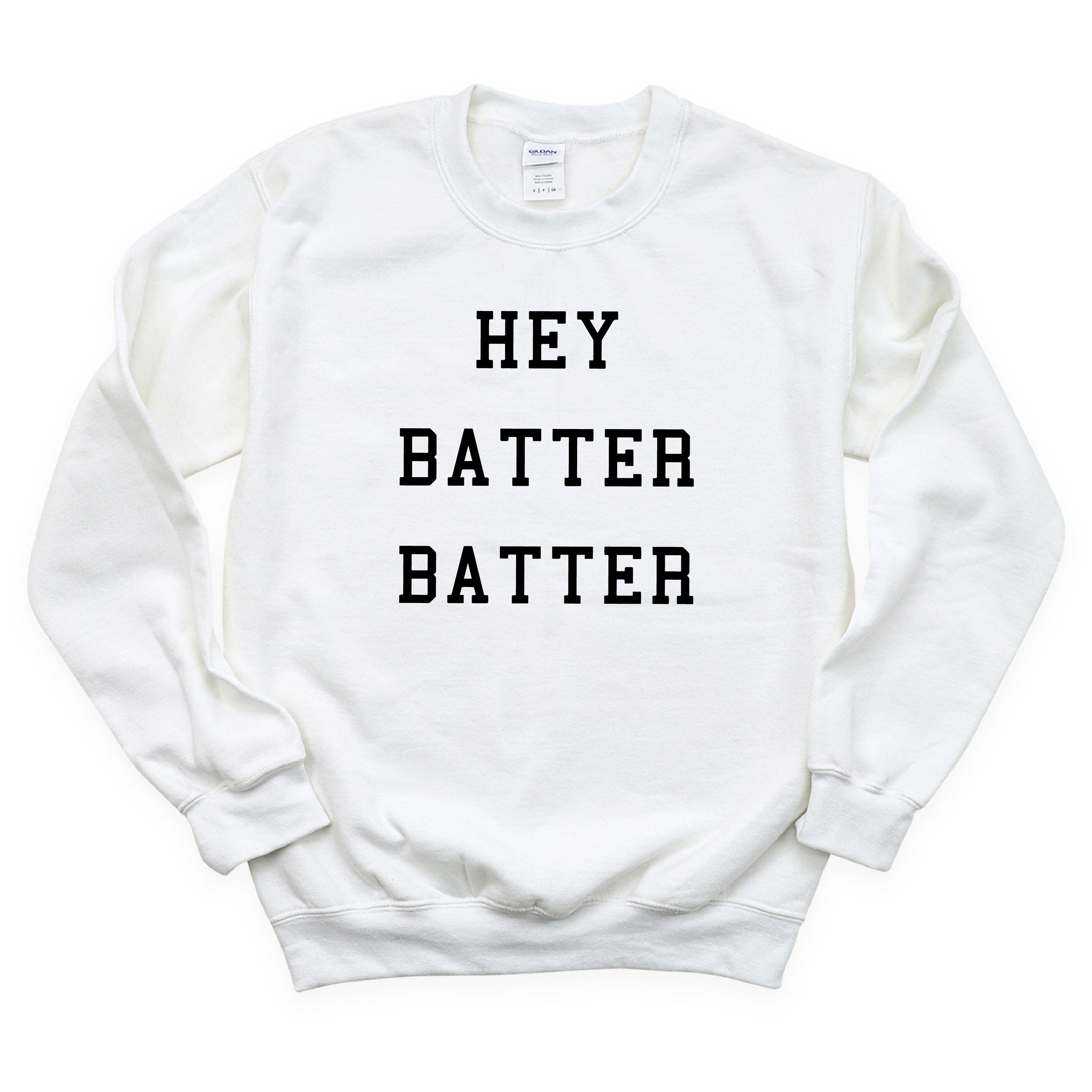 Hey Batter Batter - BASIC Fleece Little Mama Shirt Shop LLC