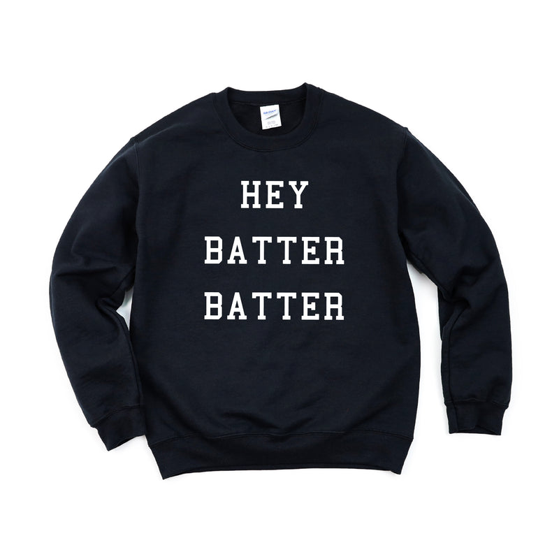 Hey Batter Batter - BASIC FLEECE CREWNECK