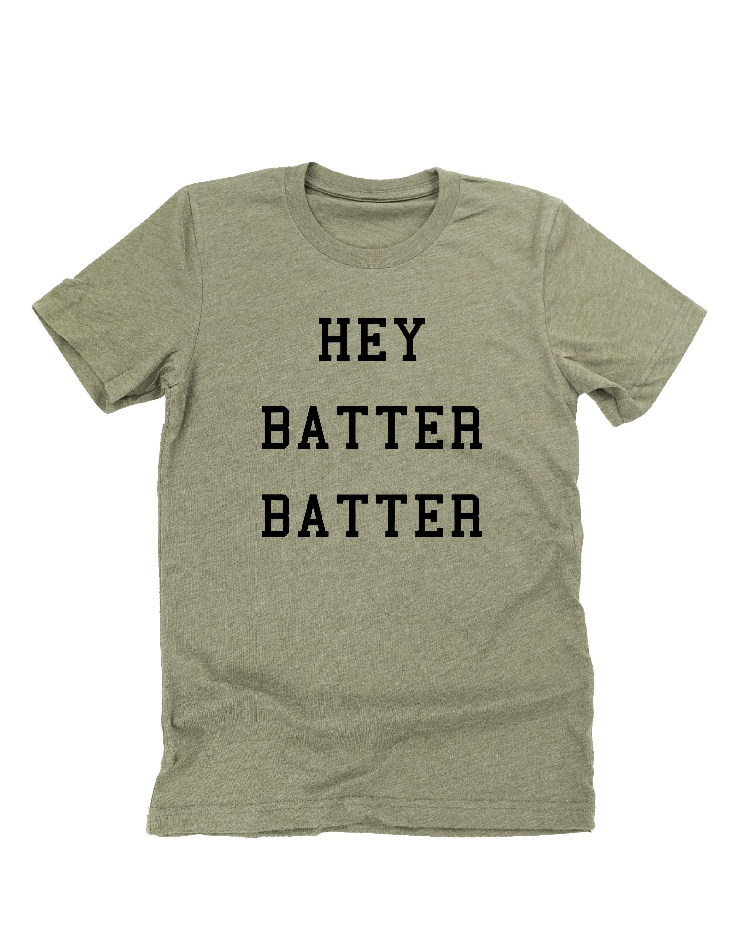 Hey Batter Batter - Unisex Tee Little Mama Shirt Shop
