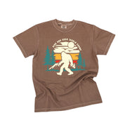 Big Foot - Hide And Seek World Champ - Black Comfort Colors Tee Little Mama Shirt Shop