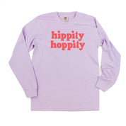 Hippity Hoppity - LONG SLEEVE Comfort Colors Tee Little Mama Shirt Shop