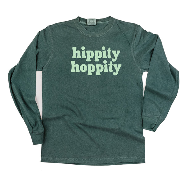 HIPPITY HOPPITY - LONG SLEEVE COMFORT COLORS TEE