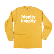 Hippity Hoppity - LONG SLEEVE Comfort Colors Tee Little Mama Shirt Shop