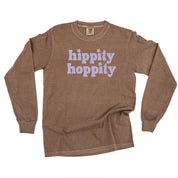 Hippity Hoppity - LONG SLEEVE Comfort Colors Tee Little Mama Shirt Shop