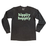 Hippity Hoppity - LONG SLEEVE Comfort Colors Tee Little Mama Shirt Shop