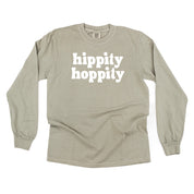 Hippity Hoppity - LONG SLEEVE Comfort Colors Tee Little Mama Shirt Shop