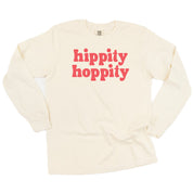 Hippity Hoppity - LONG SLEEVE Comfort Colors Tee Little Mama Shirt Shop