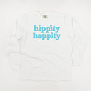 Hippity Hoppity - LONG SLEEVE Comfort Colors Tee Little Mama Shirt Shop