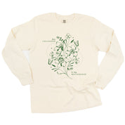 His Childhood is My Motherhood (Singular) - LONG SLEEVE Comfort Colors Tee Little Mama Shirt Shop