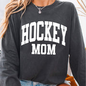 Varsity Style - Sports Moms - (Choose Your Sport) - Long Sleeve Comfort Colors Tee Little Mama Shirt Shop