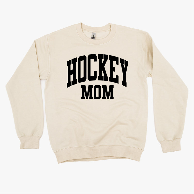 Varsity Style - HOCKEY MOM - BASIC FLEECE CREWNECK