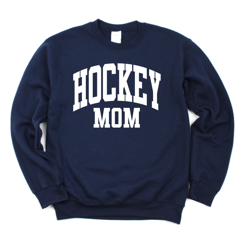 Varsity Style - HOCKEY MOM - BASIC FLEECE CREWNECK