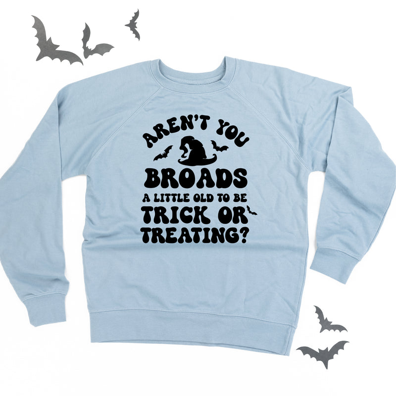 Aren't You Broads a Little Old to be Trick or Treating? - Lightweight Pullover Sweater