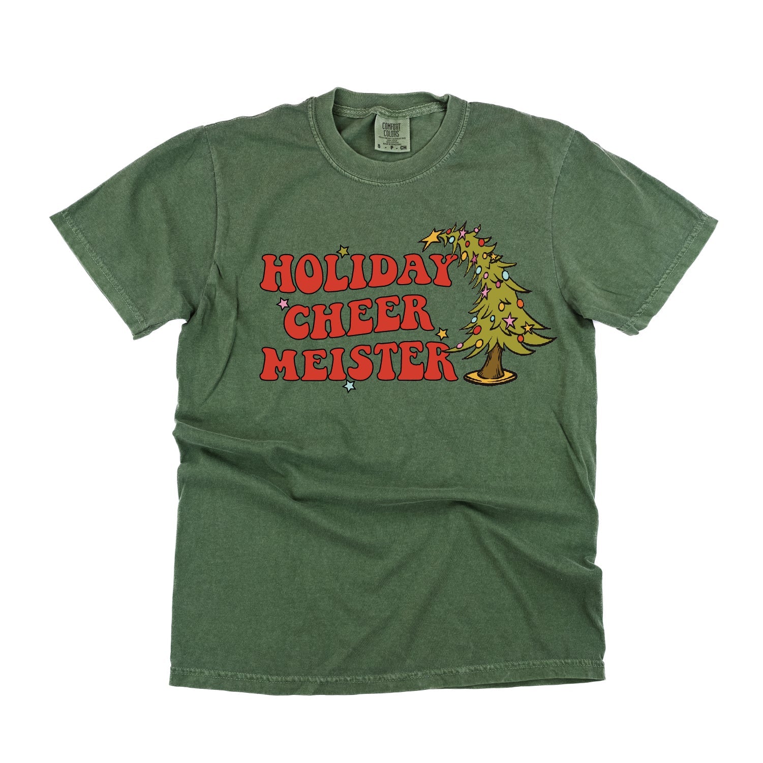 Holiday Cheer Meister - Comfort Colors Tee Little Mama Shirt Shop
