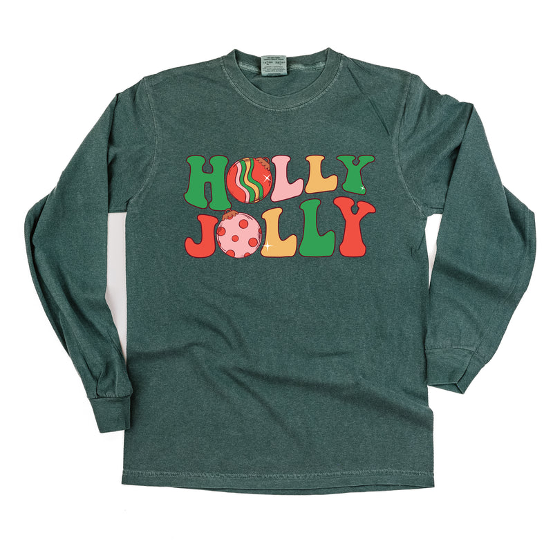 Holly Jolly - LONG SLEEVE Comfort Colors Tee