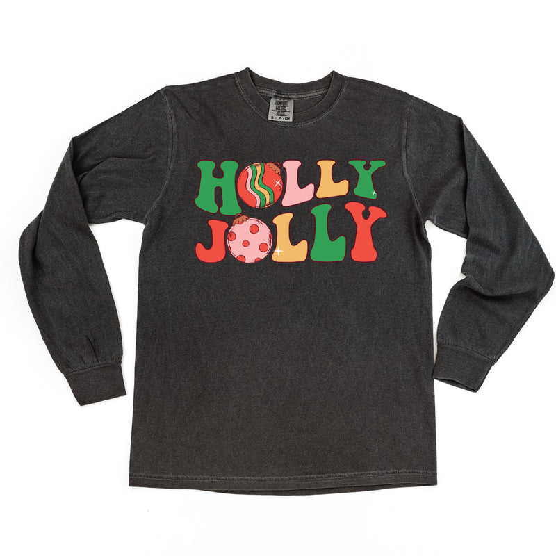 Holly Jolly - LONG SLEEVE Comfort Colors Tee