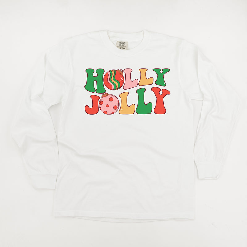 Holly Jolly - LONG SLEEVE Comfort Colors Tee