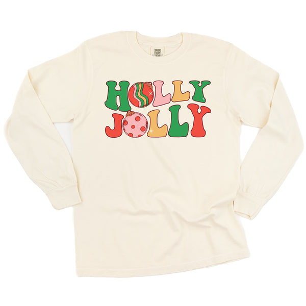 Holly Jolly - LONG SLEEVE Comfort Colors Tee