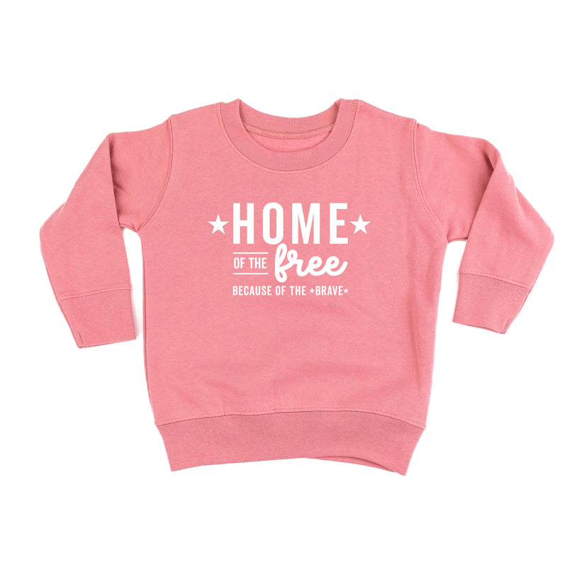 HOME OF THE FREE BECAUSE OF THE BRAVE - Child Sweater
