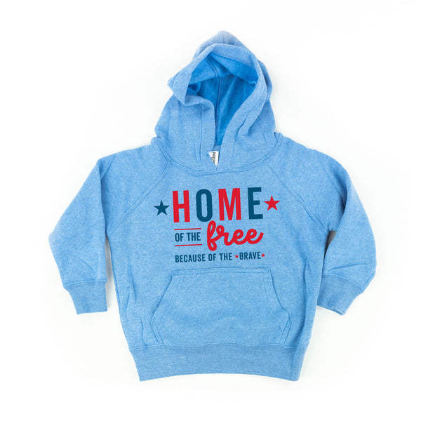HOME OF THE FREE BECAUSE OF THE BRAVE - Child Hoodie