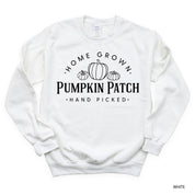 Home Grown Pumpkin Patch - Basic Fleece Crewneck Little Mama Shirt Shop LLC