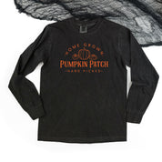 Home Grown Pumpkin Patch - LONG SLEEVE Comfort Colors Tee Little Mama Shirt Shop